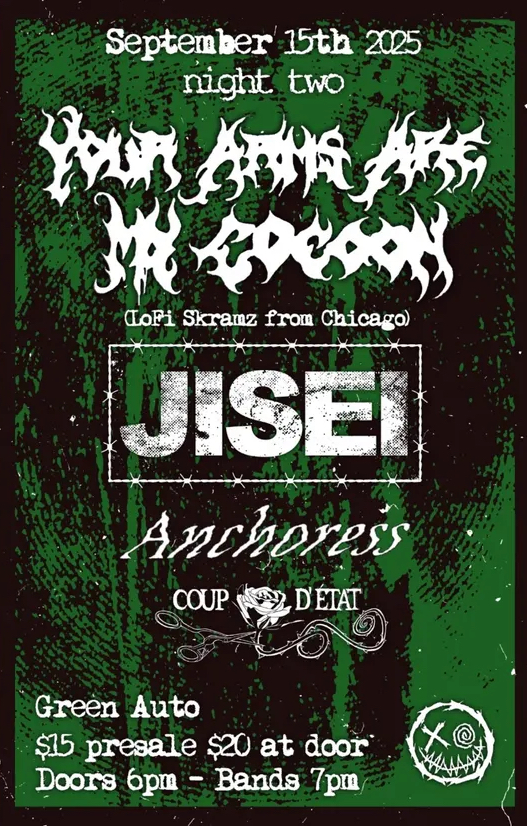 YAAMC, Jisei, Anchoress, Coup d'Etat Sept 15 Green Auto